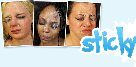 Sticky Faced - Face Fucking Ghetto Gaggers Latina Throats